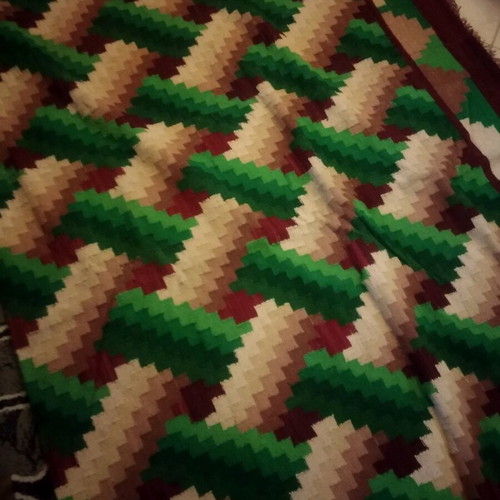 Vintage woven rug from the 60s like new, size 2.20x3.20