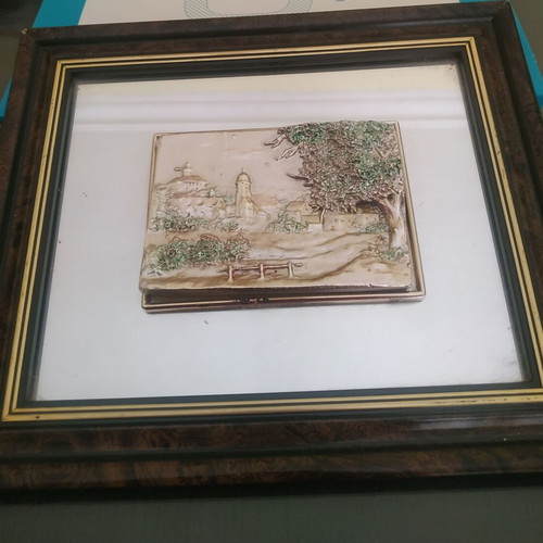 Vintage Creazioni Artistiche wall frames used, set of 2