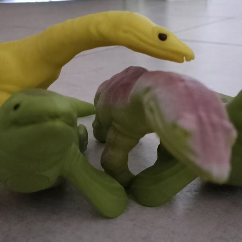 Rubber sea animal toys pack of 4 used