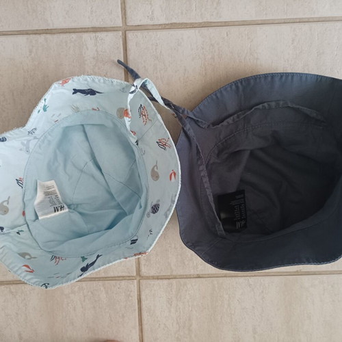 H&M summer hats set for boys, 2-4 years
