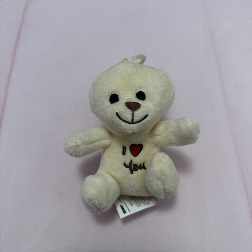 Plush bear and heart set I love you new