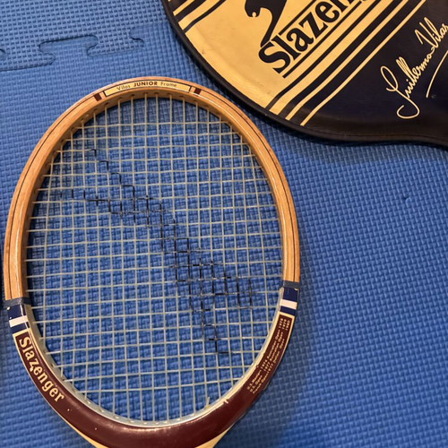 Slazenger Guillermo Vilas Vintage Tennis Racket Set used, 2 pcs