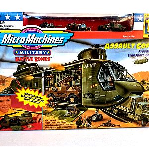MICROMACHINES MILITARY ASSAULT COPTER 1996 GALOOB