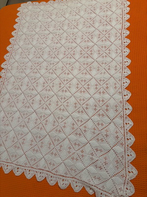 Baby blanket handmade cotton, new
