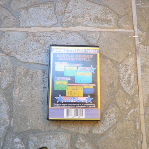 Sinclair ZX Spectrum 48K World Series Basketball cassette