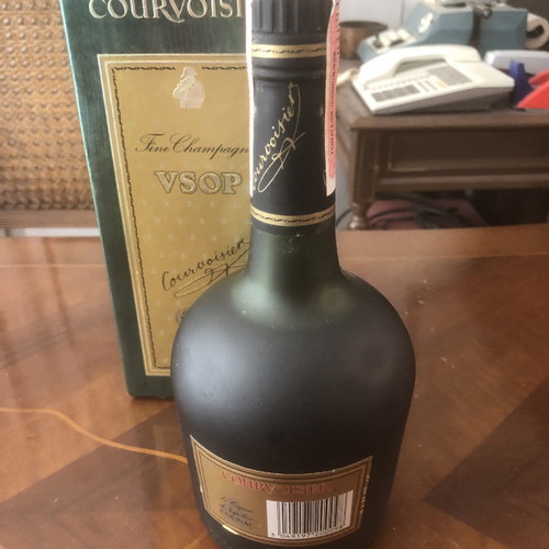 Courvoisier Cognac old 1970 new, sealed