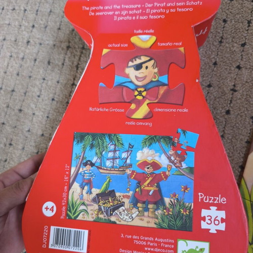 Djeco Pirate Puzzle like new