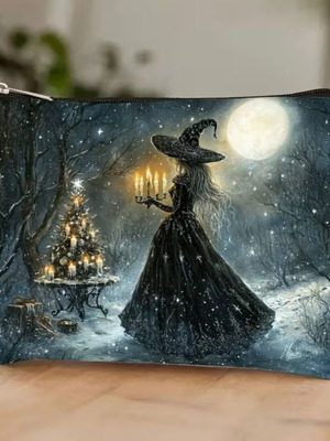 Witch Cosmetic Bag new with enchanting night illustration