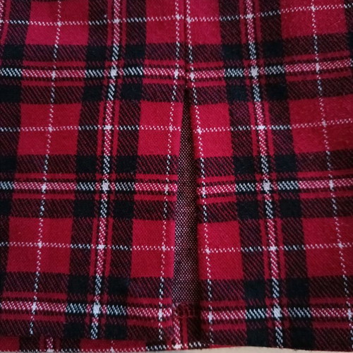 Stradivarius mini skirt red like new, size Small