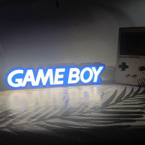 Gameboy light logo sign like new