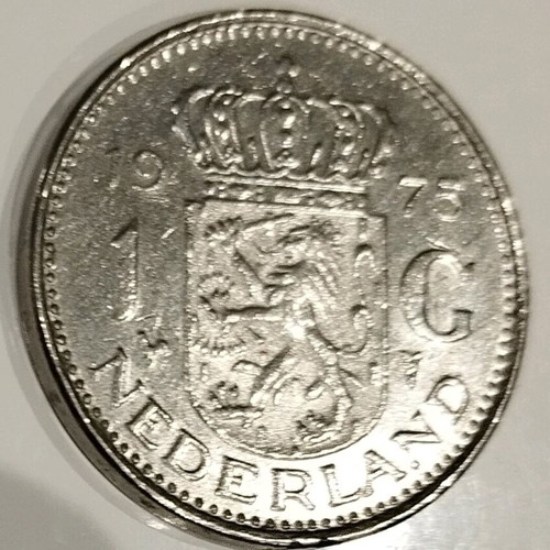 1G Netherlands Coin used from 1975 with Queen Juliana
