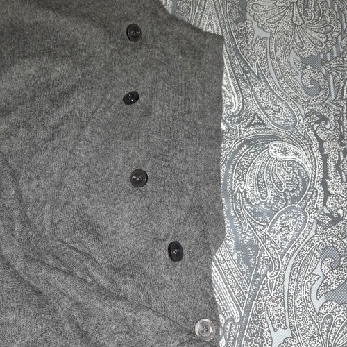 Alexander McQueen dress used, sleeveless knitted shirt dress gray