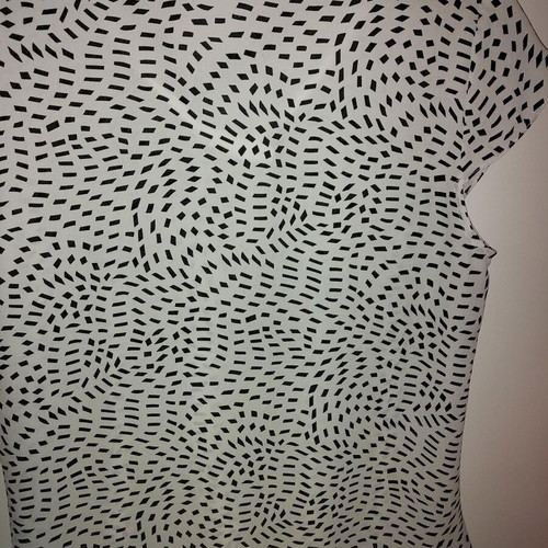 Billy Sabbado women's blouse black and white like new, size M