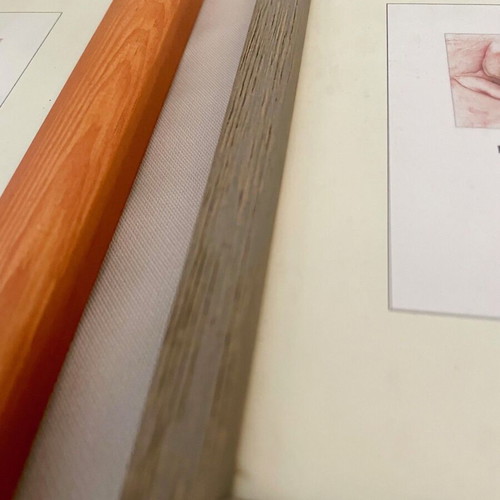 Wooden POZA photo frames new 10x15cm, set of 2