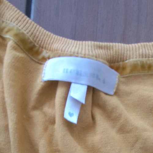Bershka yellow long-sleeve blouse used, size M