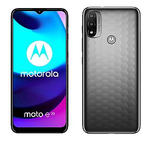 Smartphone Motorola Moto E20 Dual SIM 2gb/32gb καινούριο, σφραγισμένο, εγγύηση, τιμολόγιο αλυσίδας