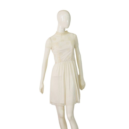Mystic white short-sleeve dress used, size S