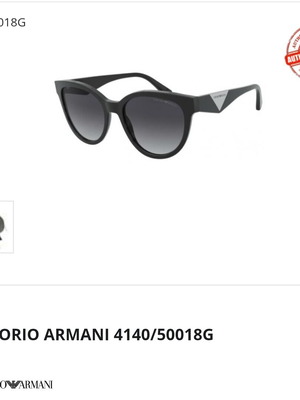 Emporio Armani sunglasses like new, black