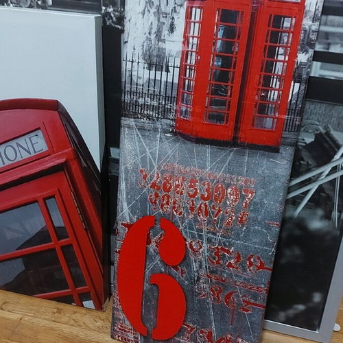 Set of 3 London frames used, Ikea