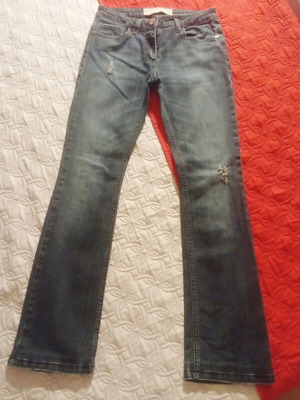 Elisabetta Franchi Blue Jean No27 Like New, Elastic, Flared