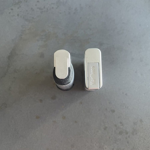 Marlboro vintage collectible metal lighters used, windproof, set of 2