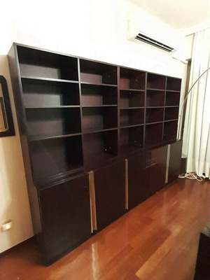 Βιβλιοθήκη μεγάλη από μασίφ ξύλο μεταχειρισμένη