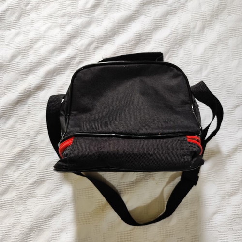 Insulated lunch bag used, bootleg Cars design for kids