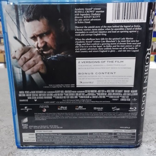 Robin Hood Blu-Ray with Greek subtitles
