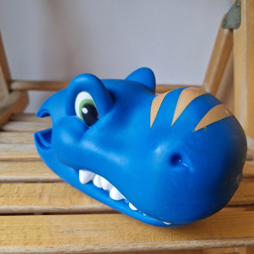 Micro ScootaHeadz Blue Dino head for scooter like new