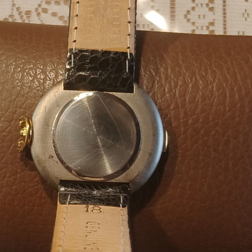 Aggostino Vintage Quartz Watch, Two-Tone, Date Display