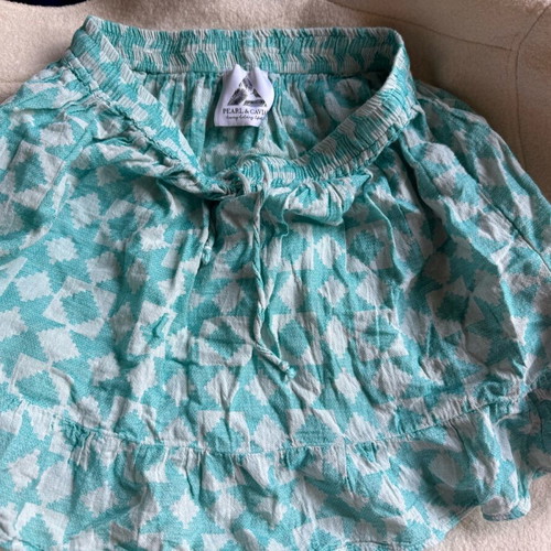 Pearl&caviar mini jacquard skirt like new, multicolor