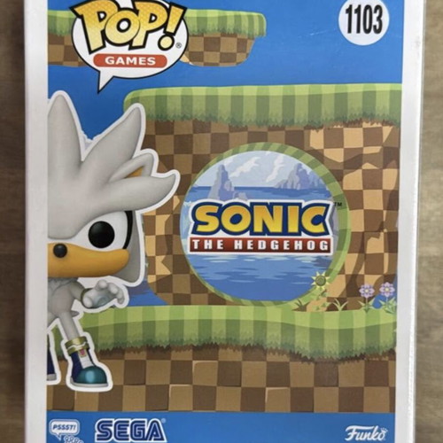 Funko Pop! Games Sonic The Hedgehog Silver Diamond Collection #1103 new figure