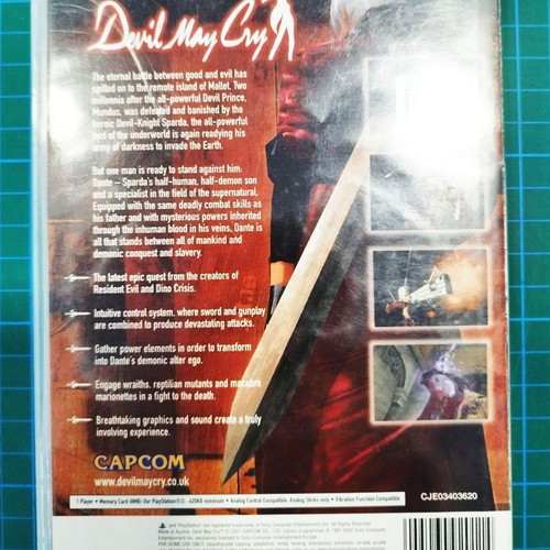 Devil May Cry PlayStation 2 used, with manual, very good condition