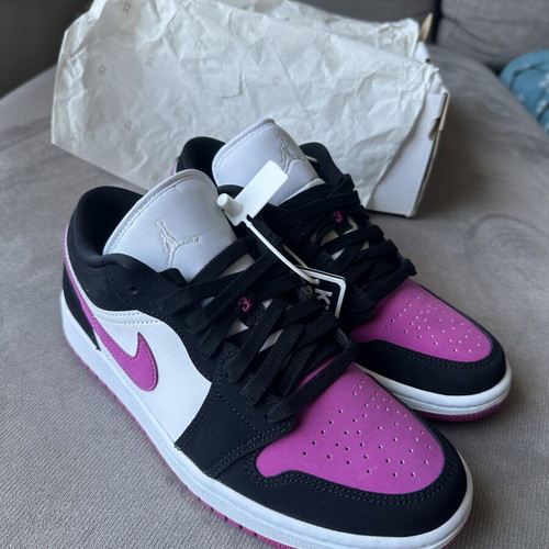 Nike Air Jordan 1 Low Black Cactus Flower brand new women's sneakers size 39