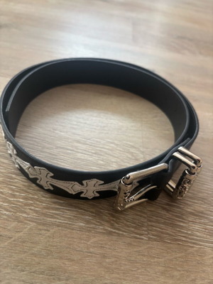 Chrome Hearts belt 110 cm new, black and white