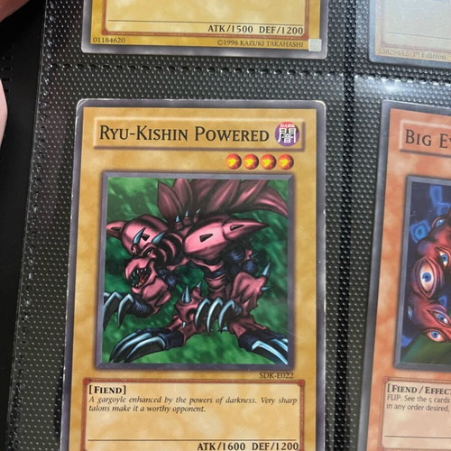 Ryu-Kishin Powered Yu-Gi-Oh! card like new