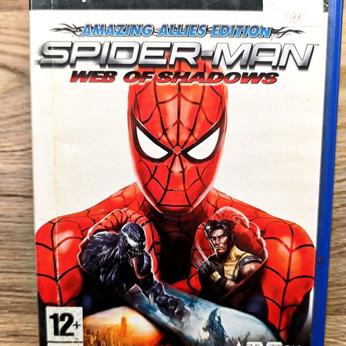 Spiderman Web of Shadows PS2 game like new, action