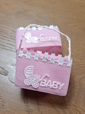Small pink bag for girl bomboniera, pack of 70, new
