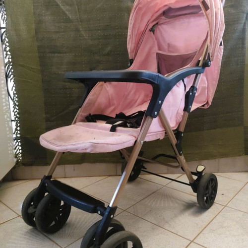 Chipolino April Rose Water baby stroller used, pink with gold details