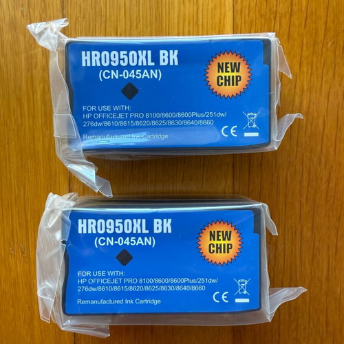 Compatible HP 950XL Black, HP 951XL Magenta, Yellow, Cyan ink cartridges new