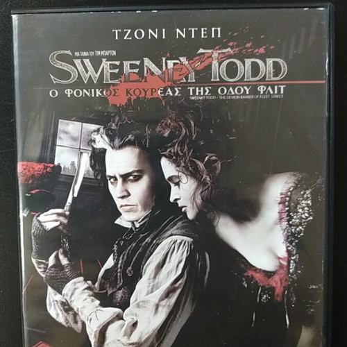 Sweeney Todd DVD used, 2 discs with subtitles