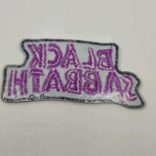 Black Sabbath embroidery new 10x4.5 cm