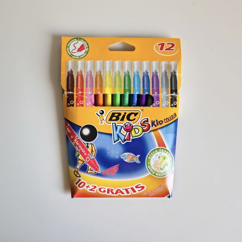 Bic markers set medium tip, like new, pack of 11