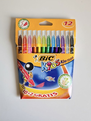 Bic markers set medium tip, like new, pack of 11