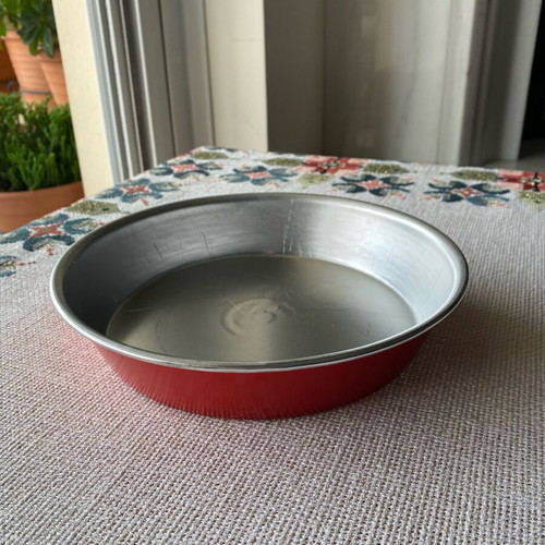 Stainless Steel Baking Pan like new 23x23x4.5 cm