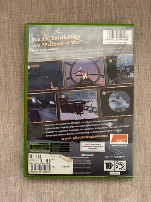 Pilot Down Xbox Original used, German complete