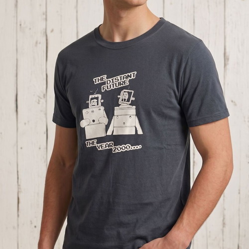 Flight of the Conchords T-shirt used, Sol's, dark grey, size M