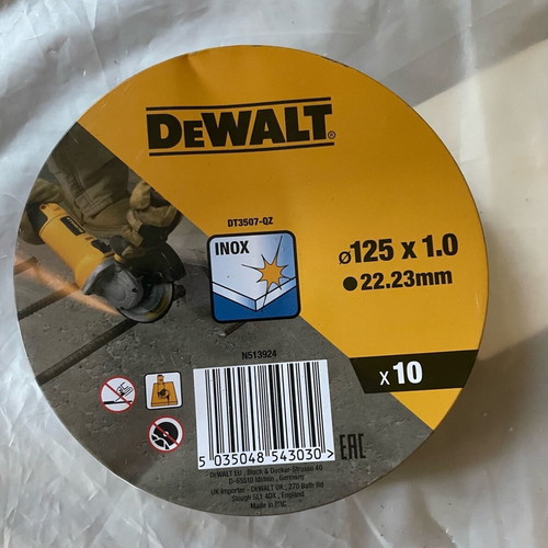 Metal cutting discs Dewalt pack of 9 new