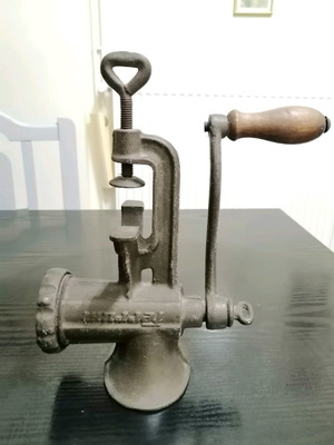 Μηχανή κιμά 1950 Vintage μεταχειρισμένη REKORD 5 Τσεχοσλοβακίας