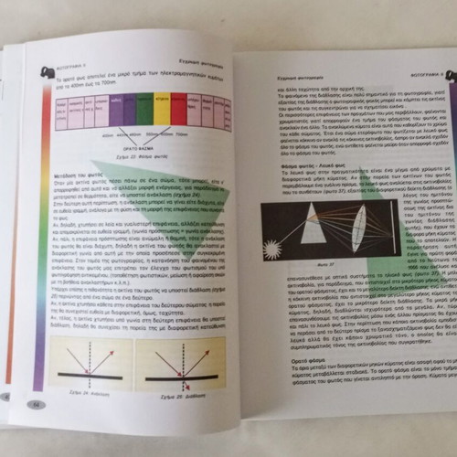 Photography II textbook like new, Greek language